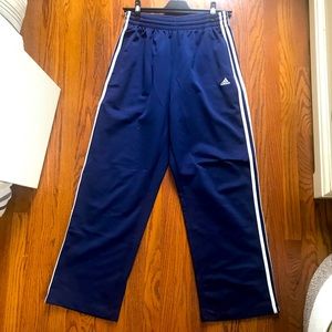 Navy Blue Adidas Sports Pants - Men’s Medium